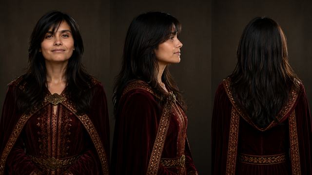 Desiree De Anda · model sheet 9