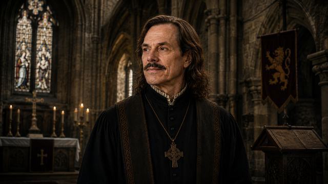 Fred Adams as Archbishop James Beaton