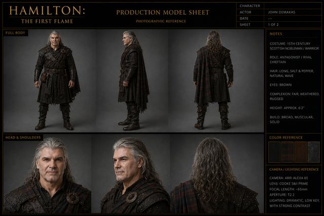 John Demakas · model sheet 2
