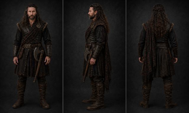 Sebastien Large · model sheet 2